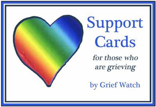 Ring-bound Grief Support Cards, Conversation Starters, Support Groups, Bereavement Book