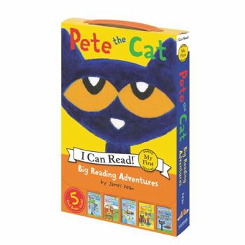 Paperback Pete the Cat: Big Reading Adventures: 5 Far-Out Books in 1 Box! Book