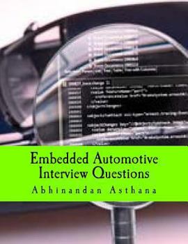 Paperback Embedded Automotive Interview Questions: Complete Guide to Automotive Electronics Questions Book
