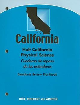 Paperback Cuaderno de Repaso de Los Estandares/Standards Review Workbook Grade 8: Physical Science Book