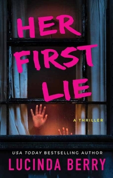 Library Binding Her First Lie [Large Print] Book