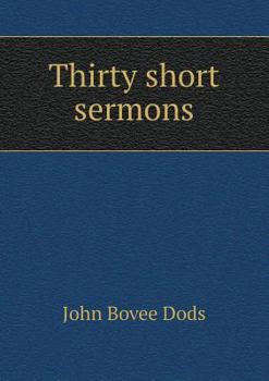Paperback Thirty short sermons Book