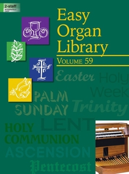 Paperback Easy Organ Library, Vol. 59 Book