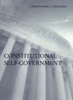 Hardcover Constitutional Self-Government Book