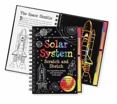 Hardcover Scratch & Sketch Solar System Book