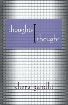 Paperback Thoughts I Thought Book