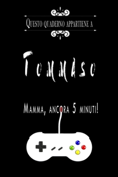 Questo quaderno appartiene a Tommaso: Quaderno Con Nome - Con oltre 100 Nomi Femminili e Maschili - Quaderno Classico Pagina a Righe, 110 pagine, ... 15.24 x 22.86 cm (6 x 9 in) (Italian Edition)