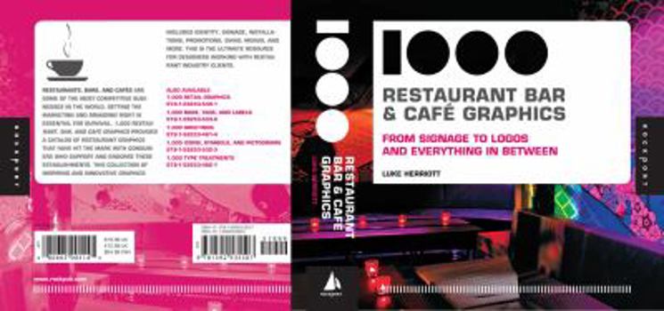 Paperback 1,000 Restaurant, Bar, and Cafe Graphics: From Signage to Logos and Everything in Between Book