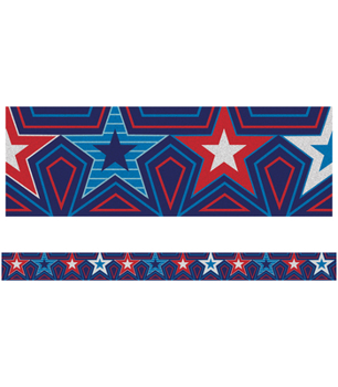 Misc. Supplies Star-Spangled Straight Borders Book