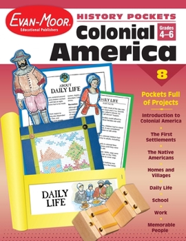 Paperback History Pockets: Colonial America, Grade 4 - 6 Teacher Resource Book