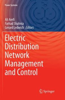 Paperback Electric Distribution Network Management and Control Book