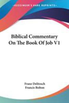 Paperback Biblical Commentary On The Book Of Job V1 Book