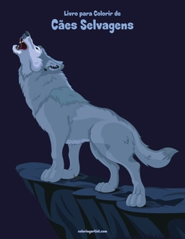 Paperback Livro para Colorir de Cães Selvagens [Portuguese] Book