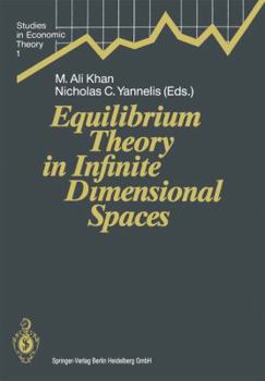 Paperback Equilibrium Theory in Infinite Dimensional Spaces Book