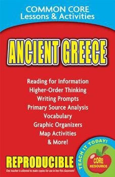 Ancient Greece Common Core Lessons & Activities - Book  of the Common Core