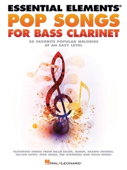 Paperback Essential Elements Pop Songs for Bass Clarinet Book