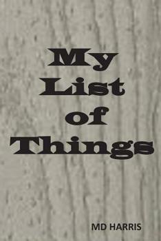 Paperback My List of Things Book