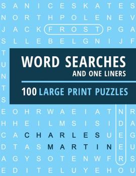 Paperback Word Searches and One Liners: 100 Large Print Puzzles Book