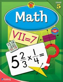 Paperback Math, Grade 5 (Brighter Child Workbooks) Book