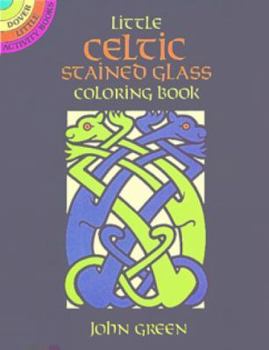 Paperback Little Celtic Stained Glass Coloring Book