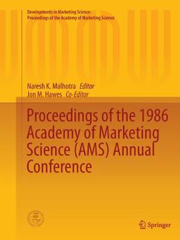 Paperback Proceedings of the 1986 Academy of Marketing Science (Ams) Annual Conference Book