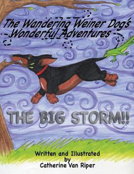 Paperback The Wandering Weiner Dog's Wonderful Adventures: The Big Storm!! Book