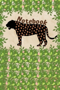 Paperback Notebook: Small Blank Lined Notebook for Tiger Lovers Book