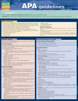 Cards APA Guidelines Book