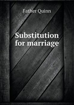 Paperback Substitution for Marriage Book