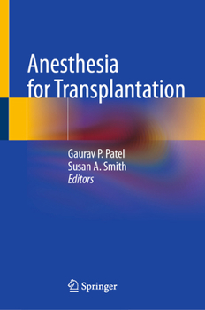 Hardcover Anesthesia for Transplantation Book