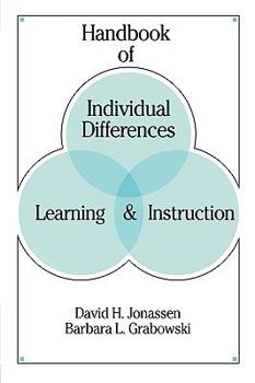 Paperback Handbook of Individual Differences, Learning, and Instruction Book