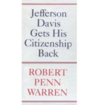 Hardcover Jefferson Davis Gets His Citizenship Back Book