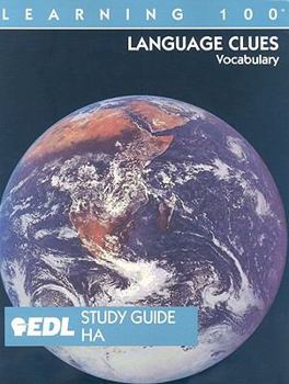 Paperback Learning 100 Language Clues Vocabulary : EDL Study Guide HA 1-20 Book