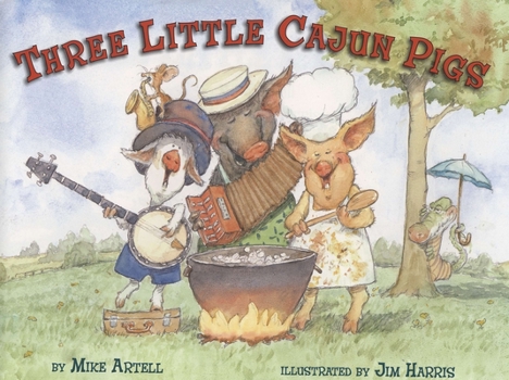 Hardcover Three Little Cajun Pigs Book