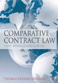 Paperback Comparative Contract Law: Cases, Materials and Exercises Book