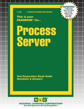 Paperback Process Server Book