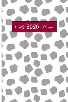 2020 Weekly Planner: 6 x 9 inch 150 Pages Year Months Weeks Calendar, Schedule, and Organizer plus Dot Grid Pages (January 2020 - December 2020) (Preppy Abstract Planners)