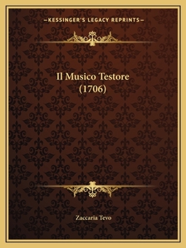 Paperback Il Musico Testore (1706) [Italian] Book