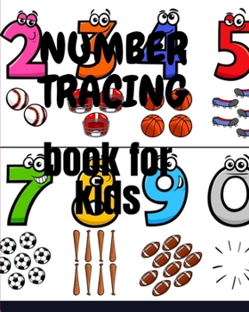 Paperback number tracing book for kids: A book of 72 pages, the size of 10/10, in which everything a child needs to enter the world of numbers Book