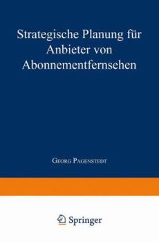 Paperback Strategische Planung Für Anbieter Von Abonnementfernsehen [German] Book