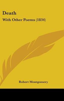 Hardcover Death: With Other Poems (1834) Book