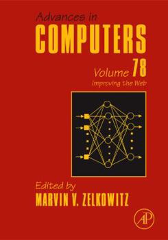 Hardcover Advances in Computers: Improving the Web Volume 78 Book