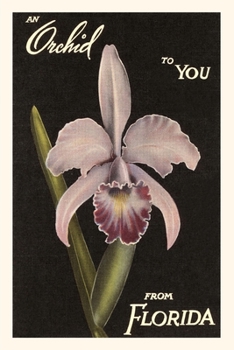 Paperback Vintage Journal Orchid from Florida Book