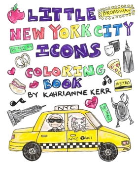 Paperback Little New York City Icons Coloring Book