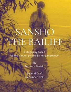 Paperback Sansho the Bailiff: a stageplay Book