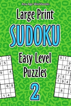 Paperback Large Print Sudoku Easy Level Puzzles 2 Book