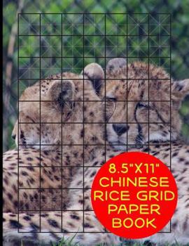 Paperback 8.5x11 Chinese Rice Grid Paper Book