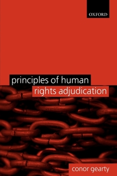 Paperback Principles of Human Rights Adjudication Book