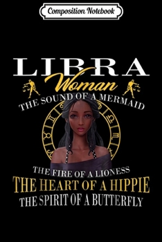 Composition Notebook: Libra African American Woman  Journal/Notebook Blank Lined Ruled 6x9 100 Pages