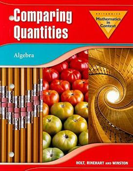 Paperback Mathematics in Context: Comparing Quantities: Algebra Book